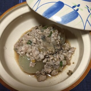 蒸し玉ねぎのあんかけ